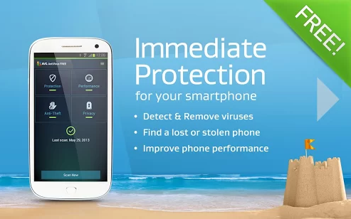 AVG AntiVirus Security – FREE Best Antivirus for Android Phones & Tablets [Top 5]