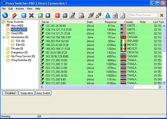 Proxy Switcher for Windows - Proxy Switcher Standard
